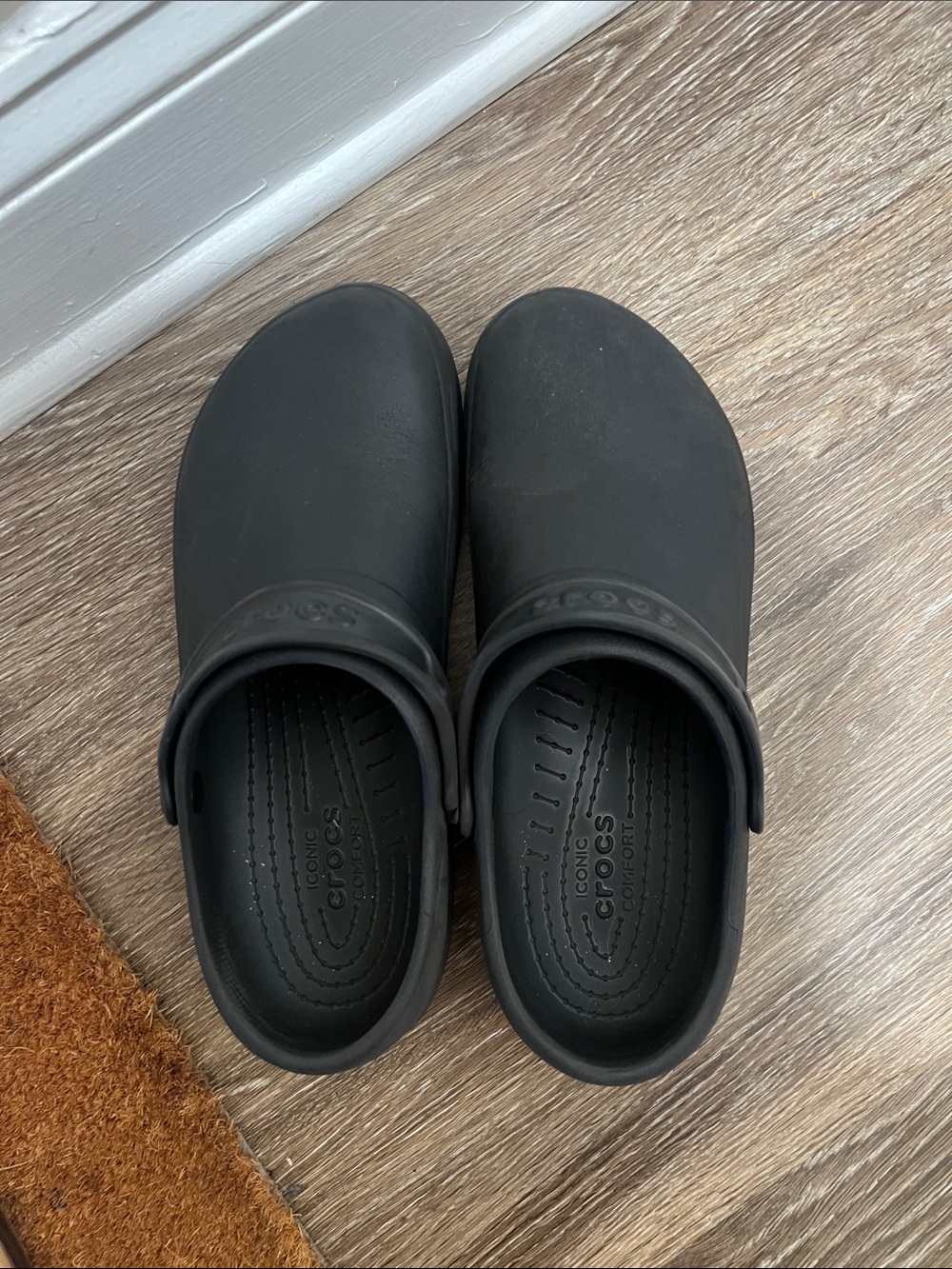 CROCS Classic Clog Mules in Black